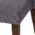 Space Savers Medium Brown Nido Chair - Grey  (RTA)-Set of 2 Perspective: left