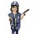 Halloween Costumes for Kids, Police Officer Uniform Costume (13 Pieces) Perspective: left