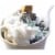 100-Piece White Disposable Ice Cream Sundae Paper Cups Party Supplies, 5-Ounce Perspective: left