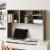 The Cube - Dorm Desk Bookshelf - Rustic Perspective: left