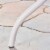 Simon Outdoor Aluminum Round Dining Table, White Perspective: left