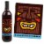 Big Dot of Happiness Tiki Luau - Tropical Summer Party Decor Wine Bottle Label Stickers 4 Ct Perspective: left