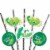 Big Dot of Happiness Double the Fun Twins Two Peas in a Pod - Striped Paper Straw Decor 24 Ct Perspective: left