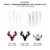 Big Dot of Happiness Prancing Plaid Dessert Cupcake Toppers Christmas Clear Treat Picks 24 Ct Perspective: left
