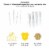 Big Dot of Happiness Baby Neutral Dessert Cupcake Toppers Baby Shower Clear Treat Picks 24 Ct Perspective: left