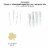 Big Dot of Happiness Gold Glitter Shamrock No-Mess Dessert Cupcake Toppers Treat Picks 24 Ct Perspective: left