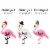 Big Dot of Happiness Hanging Flamingle Bells - Outdoor Christmas Porch Tree Yard Decor 10 Pc Perspective: left