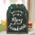 Big Dot of Happiness Rustic Merry Friendsmas Party Decor Friends Christmas Welcome Yard Sign Perspective: left