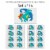Big Dot of Happiness Roar Dinosaur - Mini Wine Bottle Stickers - Dino Mite Party Favor 16 Ct Perspective: left