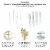 Big Dot of Happiness First Communion Elegant Cross Dessert Cupcake Toppers Treat Picks 24 Ct Perspective: left