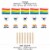 Big Dot of Happiness Love is Love - Gay Pride LGBTQ Rainbow Centerpiece Table Toppers 15 Ct Perspective: left