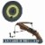 Hammer + Axe Crossbow Archery Bow and Arrow Game Set with 4-Rubber Tip Darts Perspective: left