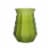 CBK Holiday Geometric Frosted Glass Vase - Red/Green Perspective: left