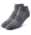 Pair of Thieves Blackout/Whiteout Men's Cushioned Low-Cut Socks - Light Gray Perspective: left