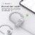 Letsfit U8L Bluetooth Headphones - Gray Perspective: left
