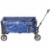 Timber Ridge Foldable Rolling Utility Tailgate Wagon Cart, Red Perspective: left