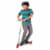 Razor A3 Lightweight Kick Push Folding Aluminum Portable Scooter for Kids - Red Perspective: left