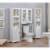 Dorset 27 W x 29 H Wall Mounted Bath Storage Cabinet with Glass Cabinet Doors Perspective: left