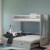 Jasper Twin to King Extending Day Bed w/ Bunk Bed and Storage Drawers-Dove Gray Perspective: left