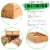 Grand Solana Adjustable Wooden 3-Drawer Storage Box Easel - Portable Wood Artist Desktop Case Perspective: left