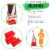 Flip-Over Children's Double-Sided Paint & Drawing Art Easel with Chalkboard, Dry Erase Board Perspective: left