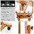 Malibu Heavy Duty Extra Large Adjustable H-Frame Studio Easel, Artist Storage Tray Perspective: left