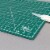 12  x 18  Green/Black Self Healing 5-Ply Double Sided Durable Non-Slip PVC Cutting Mat Perspective: left