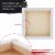 8  x 8  Gallery Depth 1-1/2  Profile Stretched Canvas 5-Pack - Gesso Triple Primed Cotton Perspective: left