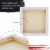 10  x 10  Gallery Depth 1-1/2  Profile Stretched Canvas 4-Pack - Gesso Triple Primed Cotton Perspective: left