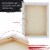 12  x 16  Gallery Depth 1-1/2  Profile Stretched Canvas 3-Pack - Gesso Triple Primed Cotton Perspective: left
