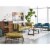 Moe's Home Collection Godenza 42  Modern Wood Coffee Table in Brown Perspective: left
