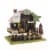 Zingz & Thingz Woodland Cabin Birdhouse Perspective: left