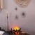 Aged Silver Finish Mid-Century Modern Atomic Star Burst Wall Décor Sculptures Set of 3 Perspective: left