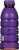 Prime Grape Sports Drink Bottle Perspective: left