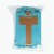 Occasionall Designer Turquoise Paper Gift Wrap Bags with Handles Solid Colors 12Pcs - 6x3x7.5 Perspective: left