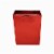 Red Foil Gift bags with Handles, Designer Solid Red Paper Gift Wrap Bags Perspective: left