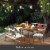 Ambience Pro - 27 Ft Waterproof Solar 1W LED Outdoor Edison Globe String Lights - Warm White Perspective: left