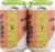 Noon Whistle Fuzzy Smack Berliner Weiss Beer with Peach Perspective: left