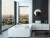 Hamilton Hills 24  Round Natural Brushed Stainless Steel Mirror Perspective: left