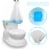 Jool Baby Real Feel Potty - Flushing & Cheering Sounds, Disposable Liners, & Removable Seat Perspective: left