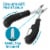 ZenToes Heavy Duty Nail Clippers with Stainless Steel Curved Blade for Ingrown Toenails Perspective: left