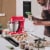 Geek Chef GSM45R Stainless Steel 4.8 Quart Bowl 12 Speed Baking Stand Mixer, Red Perspective: left