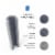 5 Micron Wholehouse Sediment Water Filter  Replacement Cartridge 10" x 2.5"  Value Pack (20) Perspective: left