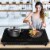 Cheftop Induction 2 Burner Cooktop - Portable 120V Digital Ceramic Top 2 Burner Electric Cook Perspective: left