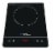 Cheftop Single Burner Induction Cooktop Portable 120V Digital Ceramic Top 1300W with Pot Perspective: left