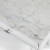 Viola 44  Rectangular Italian Carrara White Marble Writing Desk with White Legs Perspective: left