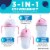 Botabee 3-in-1 Green Weighted Straw Sippy Cup Kit for Comotomo Baby Bottles (2 Pack) Perspective: left
