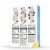 Cirkul® Starter Kit with White Stainless Steel Bottle and 3 Flavor Cartridges Perspective: left