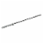 Tru Grit Zinc Barbell - Black Perspective: left