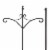 Ashman Adjustable Steel Ground Shepard's Hook 91 Inch 2 Sided, Black, 1 Pack Perspective: left